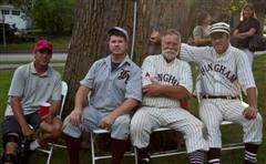 Hingham Historical Society's vintage baseball team